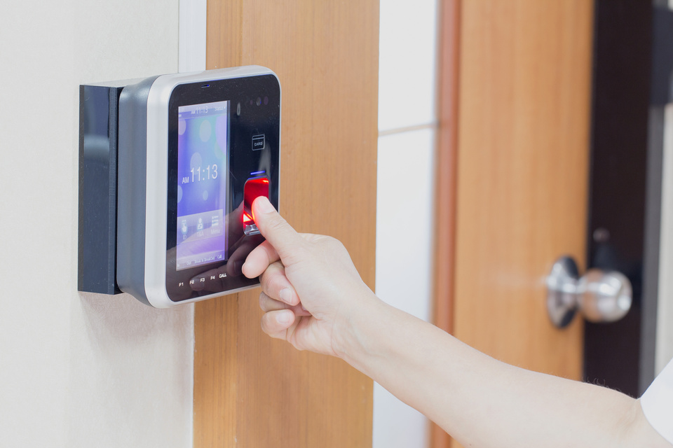 electronic key and finger access control system